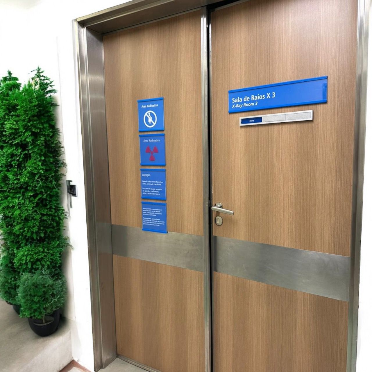 Porta para sala de Raio-x Completa de Abrir