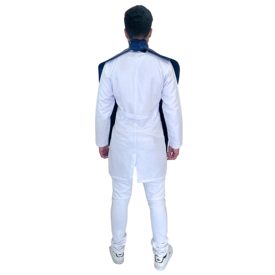 AVENTAL ODONTOLÓGICO BABADOR COM PROTETOR DE TIREÓIDE